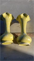 (2) Shawnee vases