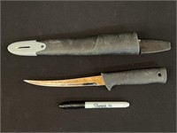 Gerber Fishing Knife in Sheath Made in Finland