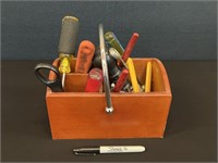 Vintage Tool Carrier w/Tools