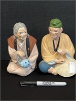 2 Vintage Asian Figurines