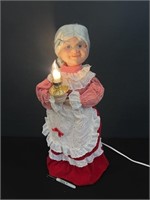 Animated Mrs. Clause With Candle