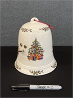 Vintage Musical Ceramic Christmas Bell