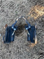 Quick attach adapter brackets for Kubota Tractor