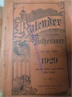 GERMAN LUTHERAN CALENDAR BOOKS