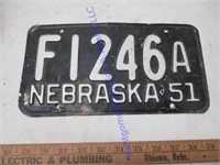 OLD LICENSE PLATE