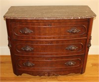 solid walnut victorian bachelors chest w Tennessee