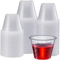 (300) Plastic Disposable Medicine Measuring Cup