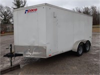 TITLED 2020 Pace American 7X14 Enclosed Trailer
