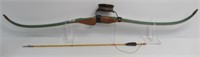 Bear archery recurve bow with fishing arrow and