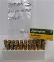 (17) Rounds of 444 marlin 240GR soft point.
