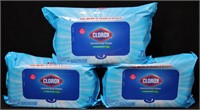 New 3pc CLOROX Disinfecting Wipes MSRP $45