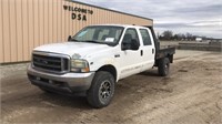 2002 Ford F350 Flatbed Truck,