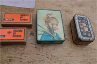 Vintage Tins and Cigar Boxes