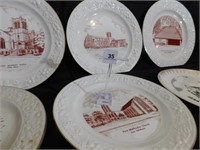 Enid, OK Area Commemorative Plates (6)