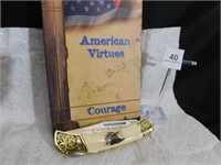 American Virtue Folding Knife, in box