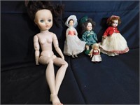 Dolls, variety (5)