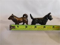 Metal Dogs, Squirrels Figurines (8+)