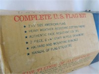 US Flag Pole Kit, dated 1964