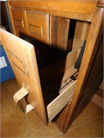 Wood File Cabinet, Wood Frame