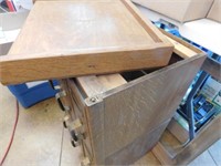 Wood File Cabinet, Wood Frame