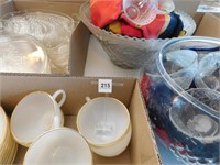 Snack Plates/Cups- 3 styles, Punch Bowls/Cups- 2