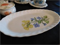 Serving Pieces with floral design (1 box)