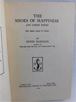 Shoes of Happiness by Markham, autographed, 1934