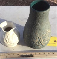 (2) RED WING VASES
