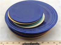 FIESTA WARE PLATES AND SAUCERS