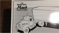 1960 MACK MODEL B-61 TRACTOR AND TRAILER REPLICA