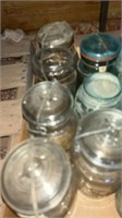 (11) Ball jars some lids