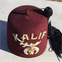 SHRINERS HAT, SIZE 7.5