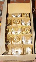 BOX OF MARTINI GLASSES