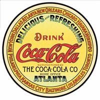 New Coca Cola Delicious And Refreshing Tin Sign