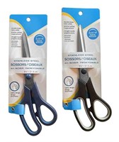 New 12 Pairs Of Stainless Steel Scissors