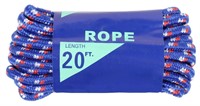 New 4pcs  All Purpose Braided Rope (20ft ea)