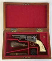 Colt Model 1849 .31 Caliber Pocket Revolver, Cased