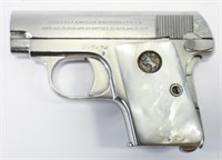 1920 Colt M1908 Hammerless .25 Cal. Pistol