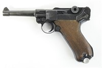 1937 WWII German Mauser P.08 9mm Luger Pistol