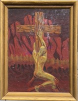 DALI MAN AND CROSS (ATTRIBUTED)
