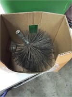 Chimney cleaning wire brush