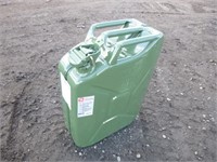 Unused 5 Gallon Metal Jerry Can