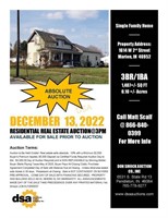 Absolute Residential Real Estate Auction