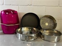Deni ice cream maker and spring form pans