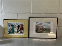 Spain and Rome prints