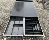RIMROCK, MFG. 6'x4' Steel Layflat Toolbox, New