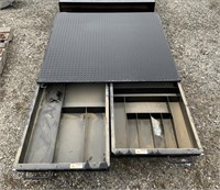 RIMROCK, MFG. 4'x4' Steel Layflat Toolbox, New