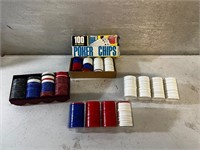 Vintage poker chips