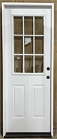 (CW) Reeb 30in Prehung 9-Light LH Exterior Door