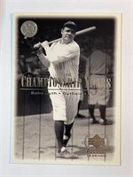 BABE RUTH CHAMPIONSHIP YEARS LEGENDS TRADING CARD